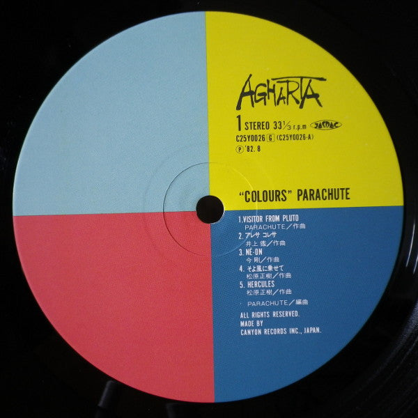 Parachute (7) - Colours (LP, Comp)