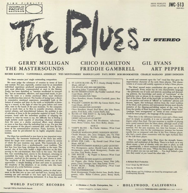 Various - The Blues In Stereo (LP, Album, Comp, RE)