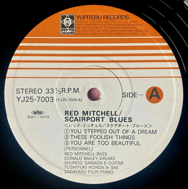 Red Mitchell - Scairport Blues (LP, Album)