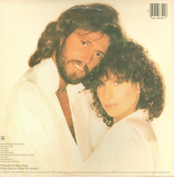 Barbra Streisand - Guilty (LP, Album, San)