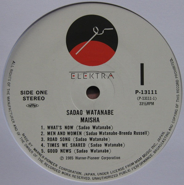 Sadao Watanabe - Maisha (LP, Album)