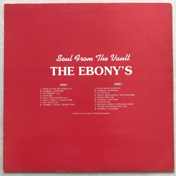 The Ebonys - Ebony Eyes Of The Ebonys (LP, Album, RE)