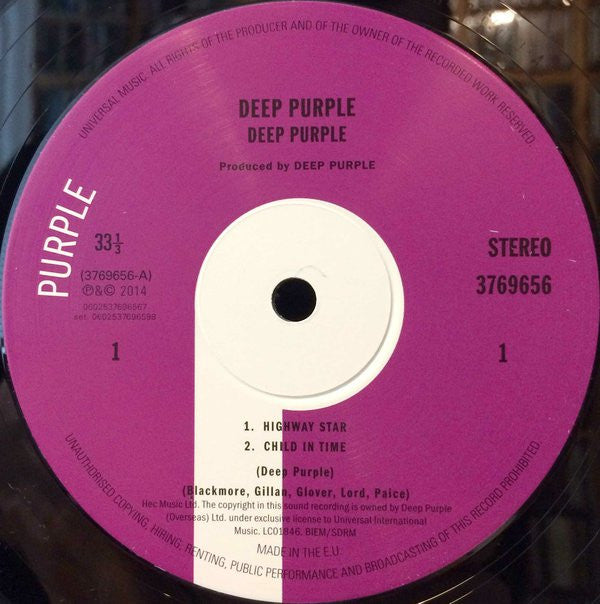 Deep Purple - Made In Japan (2xLP, Album, RE, RM, 180)