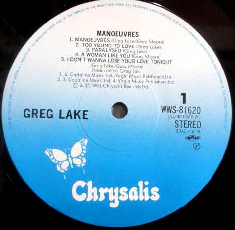 Greg Lake - Manoeuvres (LP, Album)