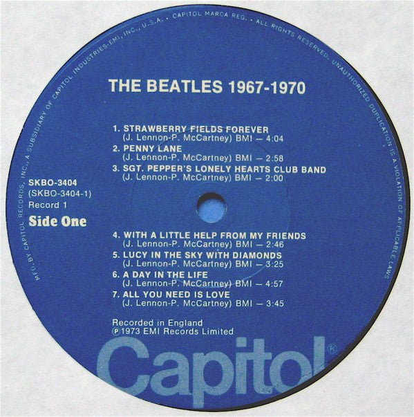 The Beatles - 1967-1970 (2xLP, Comp, Win)