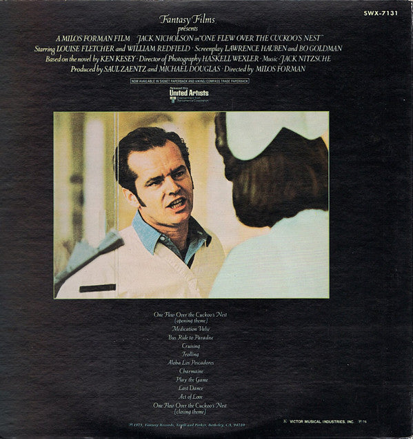Jack Nitzsche - Soundtrack Recording From The Film : One Flew Over ...