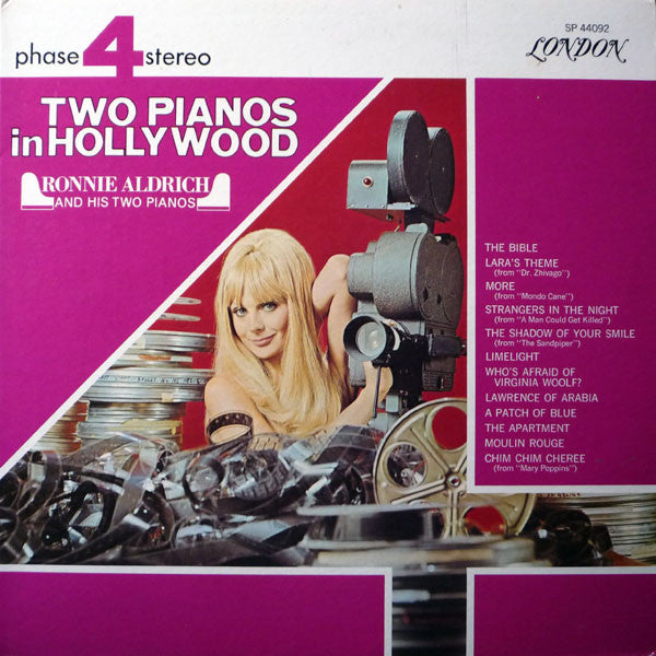 Ronnie Aldrich And His Two Pianos - Two Pianos In Hollywood(LP, Alb...