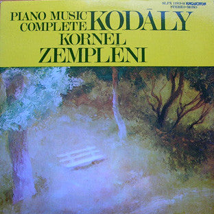 Kodály*, Kornél Zempléni - Piano Music Complete (2xLP)
