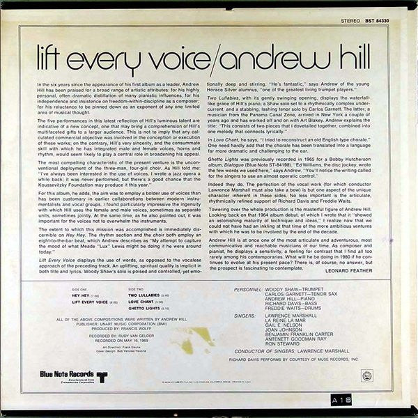 Andrew Hill - Lift Every Voice (LP, Album)