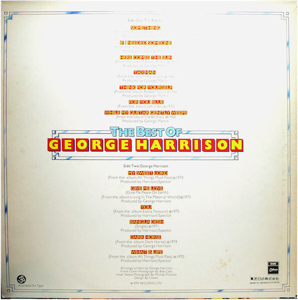 George Harrison - The Best Of George Harrison (LP, Comp)
