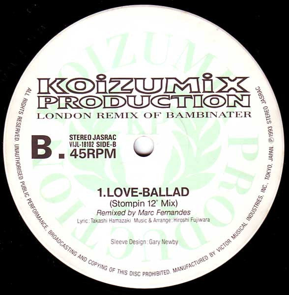 Kyoko Koizumi - Koizumix Production Vol. 2 - London Remix Of Bambin...