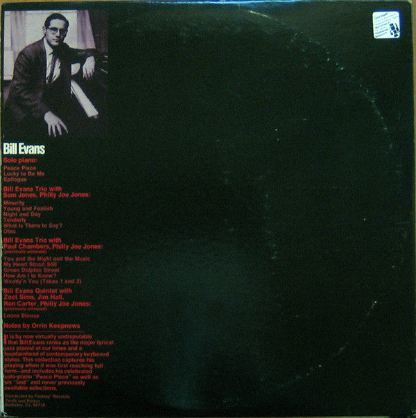 Bill Evans - Peace Piece And Other Pieces (2xLP, RM, Gat)