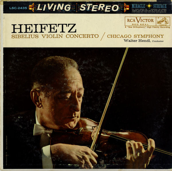 Jascha Heifetz - Violin Concerto (LP, Ind)