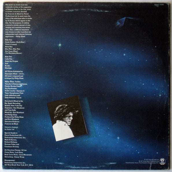 Philip Glass - North Star (LP, Album)
