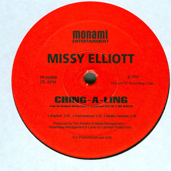 Missy Elliott - Ching-A-Ling (12"", Promo)