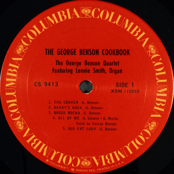 The George Benson Quartet - The George Benson Cookbook(LP, Album, R...