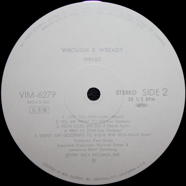 Wrabit - Wrough & Wready (LP, Album, Promo)