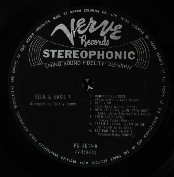 Ella Fitzgerald - Ella And Basie!(LP, Album)