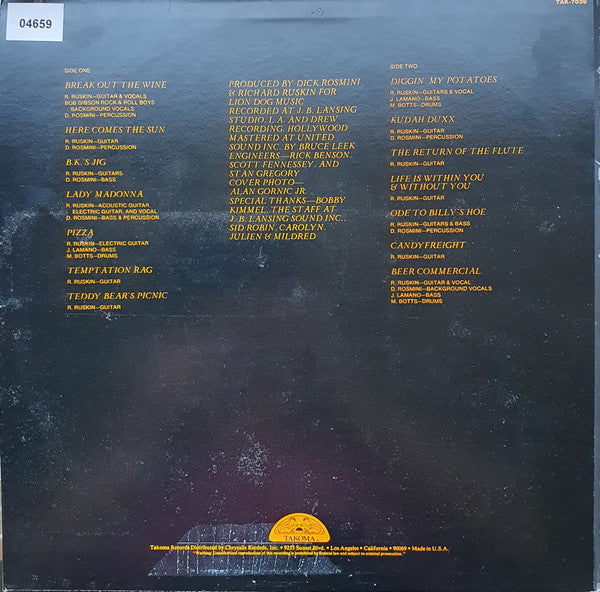 Richard Ruskin* - Richard Ruskin (LP, Album, RE)