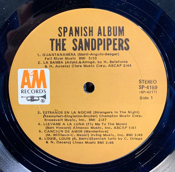 The Sandpipers - Spanish Album (LP, Album, Ter)
