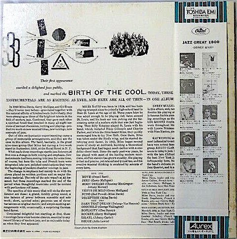 Miles Davis - Birth Of The Cool (LP, Album, Comp, Mono, RE, Mar)