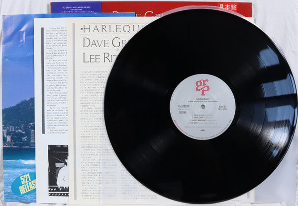 Dave Grusin / Lee Ritenour - Harlequin (LP, Mixed, Promo)