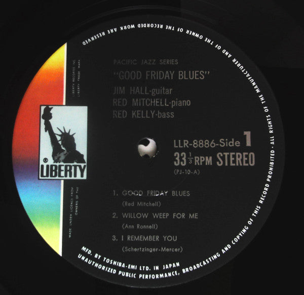 Jim Hall - Good Friday Blues: The Modest Jazz Trio(LP, Album, RE)