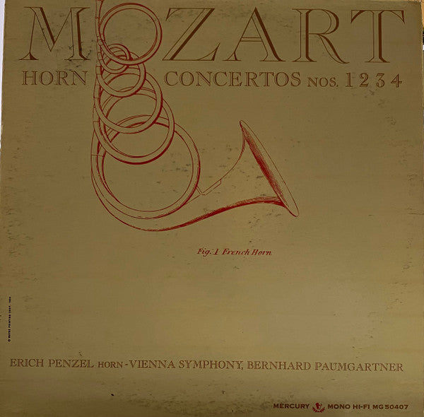 Wolfgang Amadeus Mozart - Horn Concertos Nos. 1, 2, 3, 4(LP, Album,...