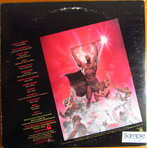 Various - Heavy Metal - Music From The Motion Picture(2xLP, Comp, P...