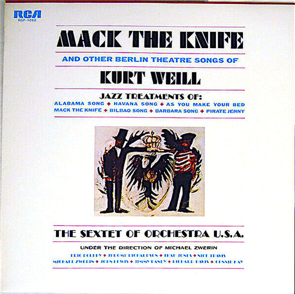 Kurt Weill - Mack The Knife And Other Berlin Theatre Songs Of Kurt ...