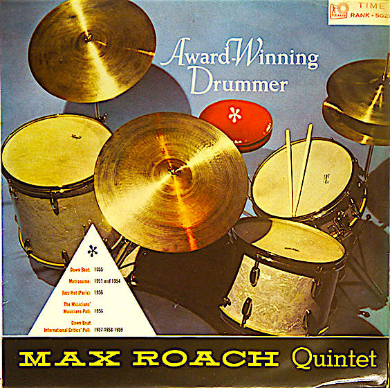 Max Roach - Award-Winning Drummer (LP, Album, Mono)