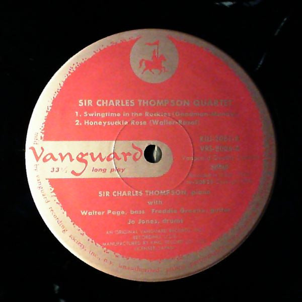 Sir Charles Thompson Quartet - Sir Charles Thompson Quartet(LP, Alb...
