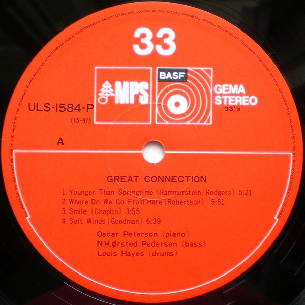 Oscar Peterson - Great Connection = グレイト・コネクション (LP, Album)