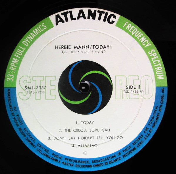 Herbie Mann - Today! (LP)