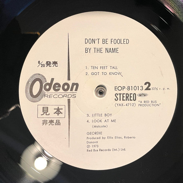 Geordie - Don't Be Fooled By The Name (LP, Album, Promo, Gat)