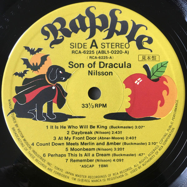 Harry Nilsson - Son Of Dracula (LP, Album, Promo)