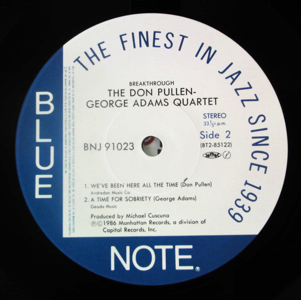 The Don Pullen - George Adams Quartet* - Breakthrough (LP, Album)