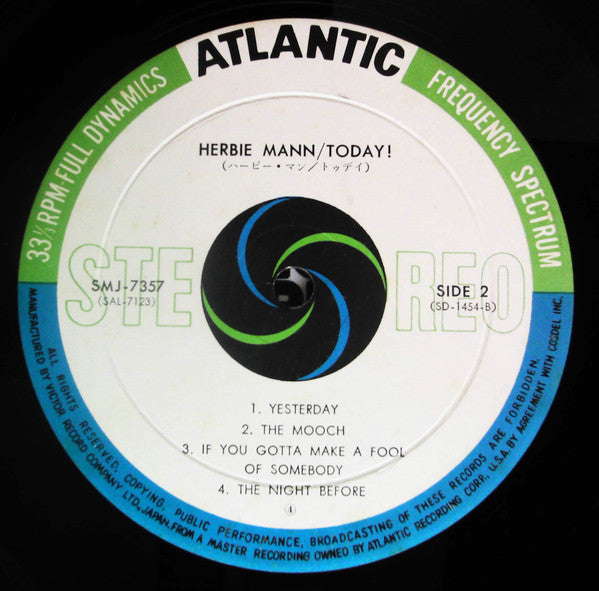 Herbie Mann - Today! (LP)