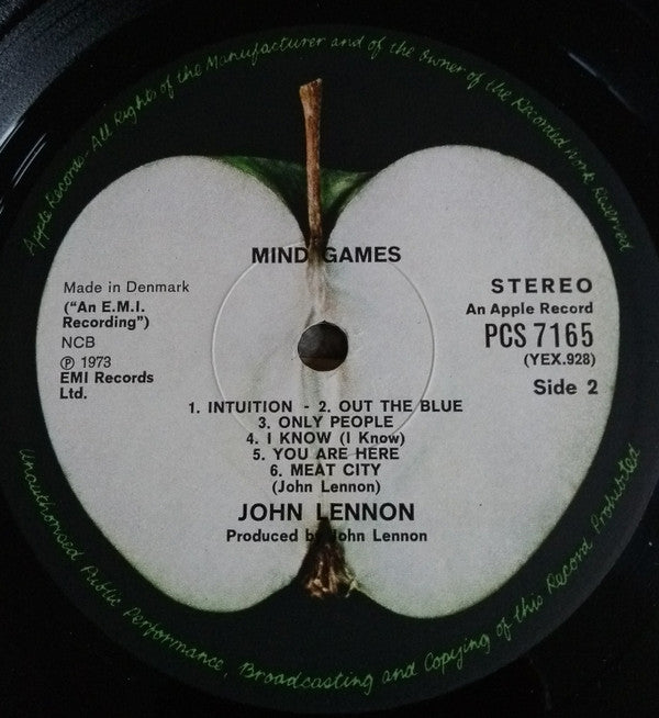 John Lennon - Mind Games (LP, Album)