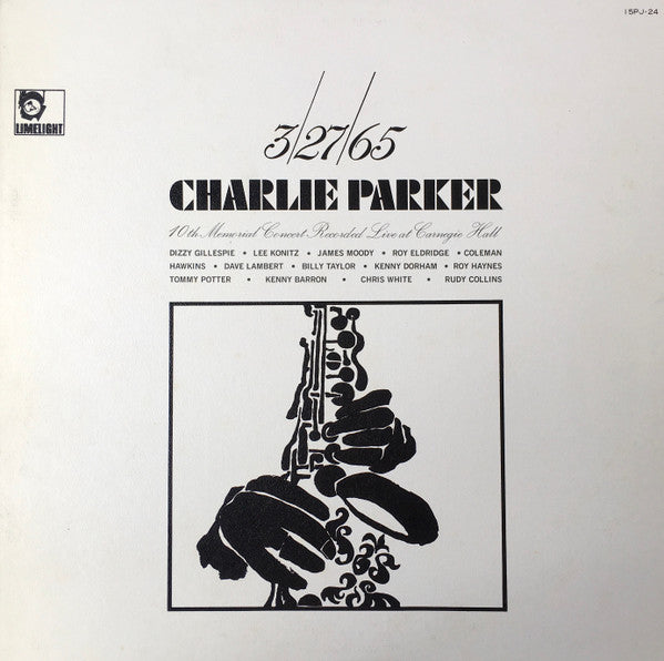 Various - 3/27/65 Charlie Parker 10th Memorial Concert (Recorded Li...