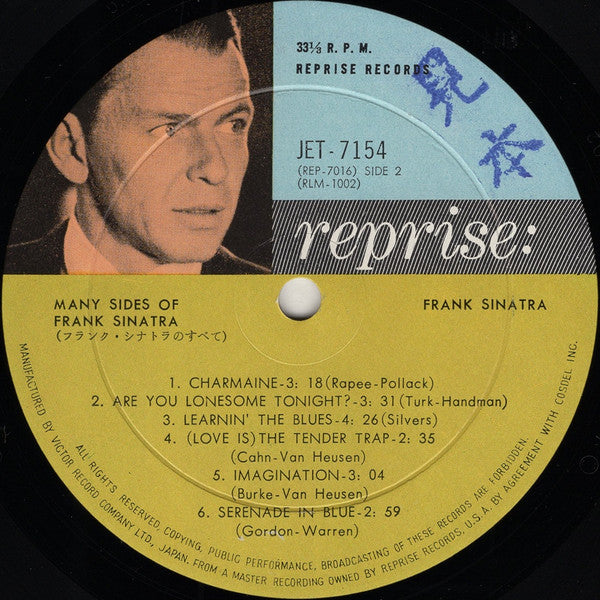 Frank Sinatra - Many Sides Of Frank Sinatra (LP, Comp, Mono)