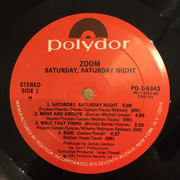 Zoom (14) - Saturday, Saturday Night (LP, Album, Com)