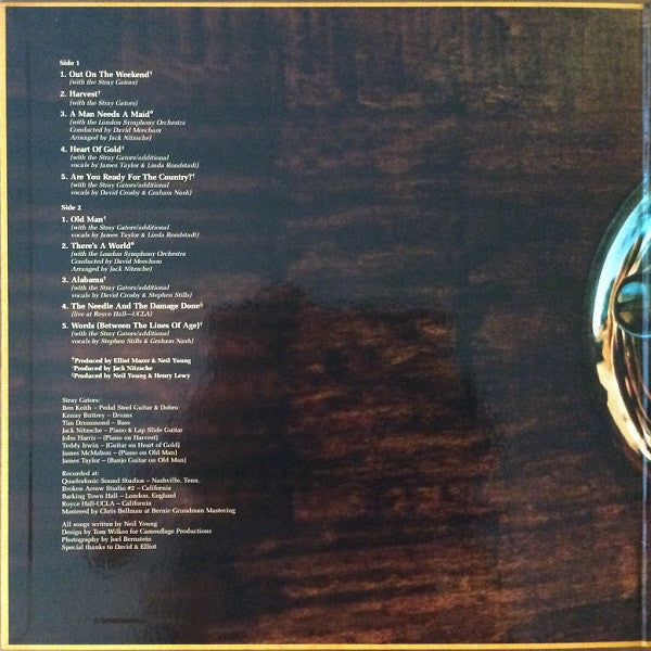 Neil Young - Harvest (LP, Album, RE, RM, RP, 140)