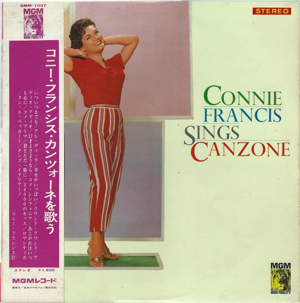 Connie Francis - Connie Francis Sings Canzone (LP, Album, RE)