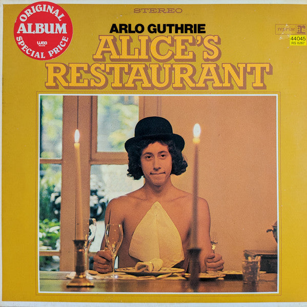Arlo Guthrie - Alice's Restaurant (LP, Album, RE)
