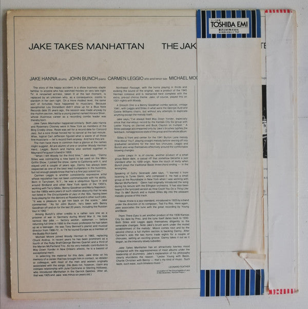 The Jake Hanna Quintet - Jake Takes Manhattan (LP, Album)