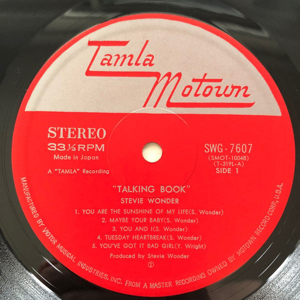 Stevie Wonder - Talking Book (LP, Album, Gat)