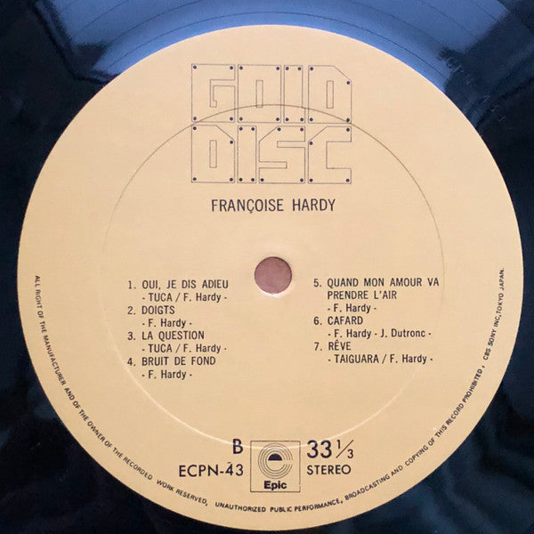 Françoise Hardy - Gold Disc (LP, Comp)