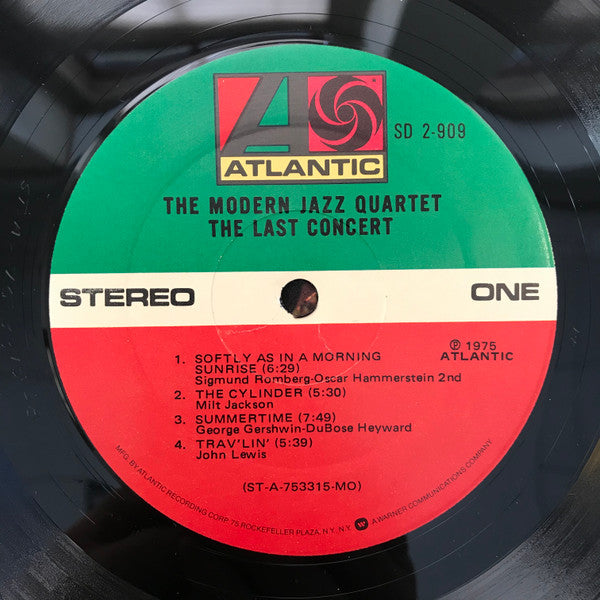 The Modern Jazz Quartet - The Last Concert (2xLP, Album, MO)