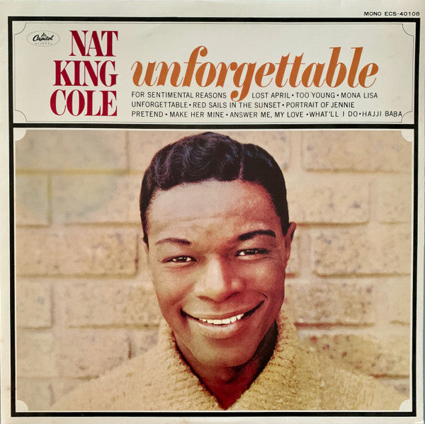 Nat King Cole - Unforgettable (LP, Album, Mono)